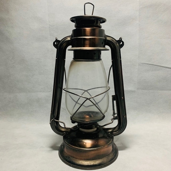 Large Oil Light Vintage Retro Camping Lantern Oil Lamp Decor Party Ornament Deco - Picture 2 of 4